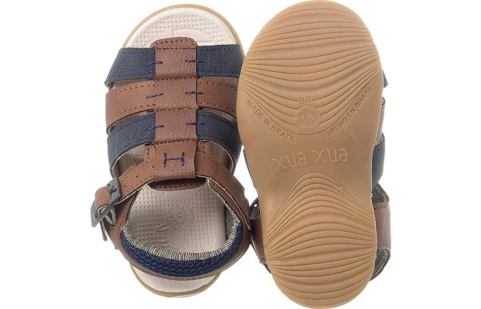 Sandália Infantil Masculina Aventura Chocolate - Xuá Xuá