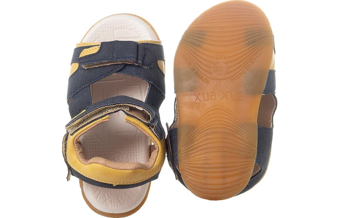 Sandália Infantil Masculina Aventura Marinho - Xuá Xuá 