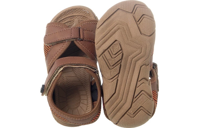Sandália Infantil Masculina Casual Comfort Chocolate - Xuá Xuá 