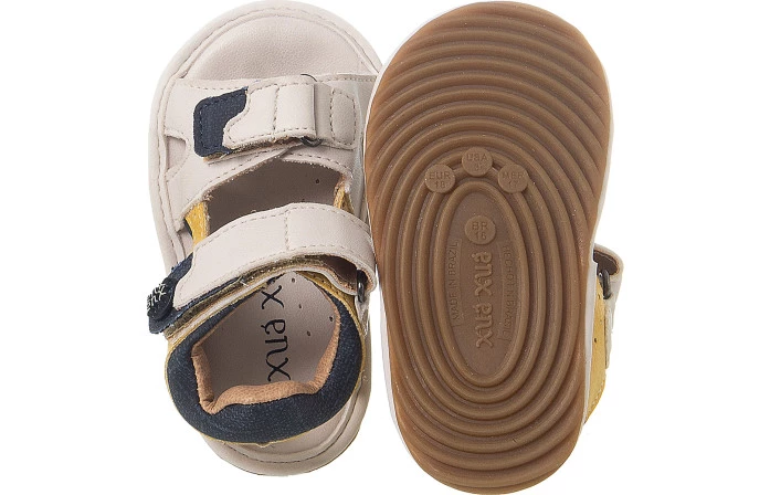 Sandália Infantil Masculina Bambino Offwhite - Xuá Xuá