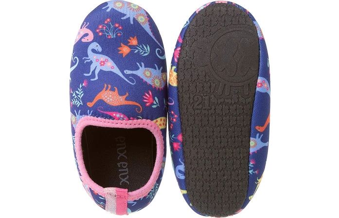 Sapatilha Neoprene Infantil Feminina Soft Fun Dinos Coloridos