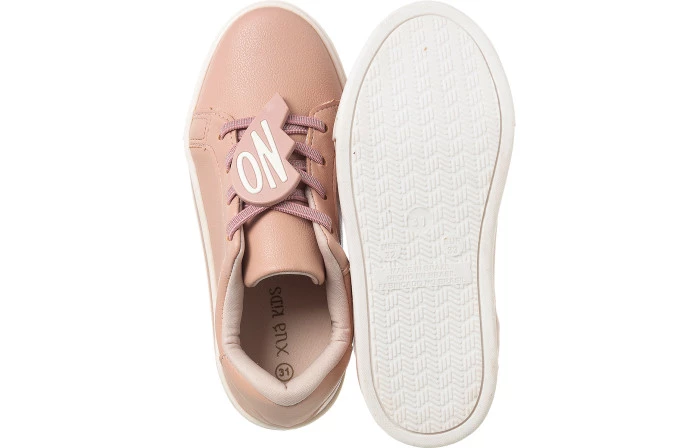 Tênis Infantil Feminino It Girl Yes/No Rosé - Xuá Xuá