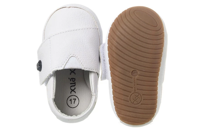 Tênis Infantil Masculino Flex Baby Branco - Xuá Xuá