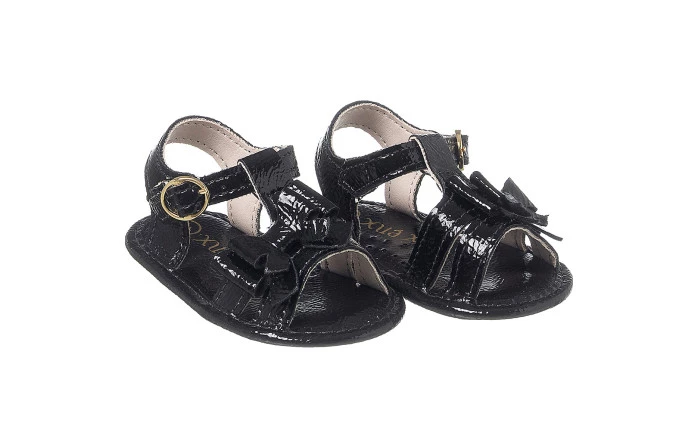 Sandália Infantil Feminina Bárbara Preto - Xuá Xuá