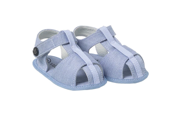 Sandália Infantil Masculina Neném Comfort Jeans Claro  - Xuá Xuá