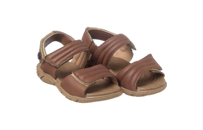 Sandália Infantil Masculina Casual Comfort Chocolate - Xuá Xuá 