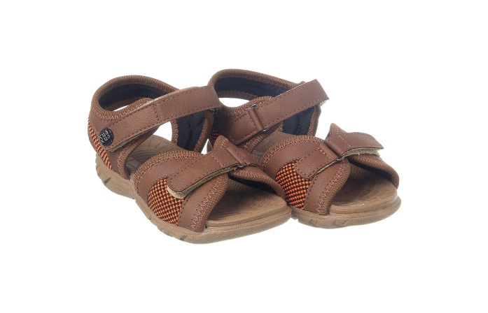 Sandália Infantil Masculina Casual Comfort Chocolate - Xuá Xuá 