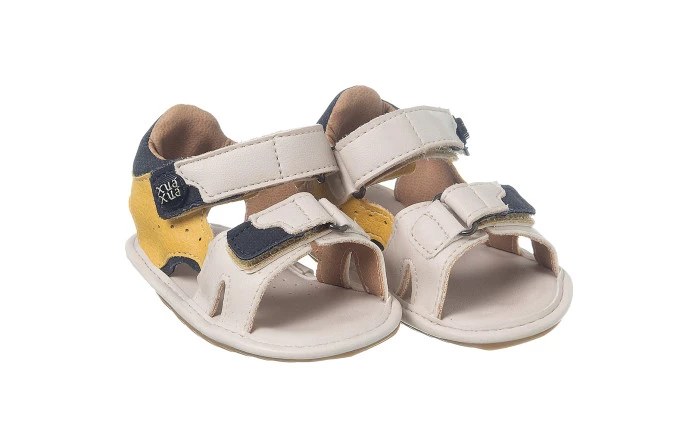 Sandália Infantil Masculina Bambino Offwhite - Xuá Xuá