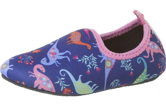 Sapatilha Neoprene Infantil Feminina Soft Fun Dinos Coloridos
