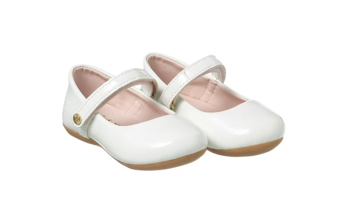 Sapatilha Infantil Feminina Little Woman Clássica Branco - Xuá Xuá 