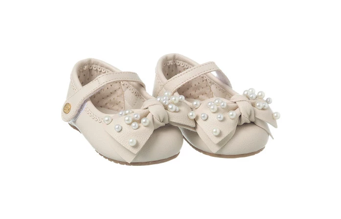 Sapatilha Infantil Feminina Florença Offwhite - Xuá Xuá 