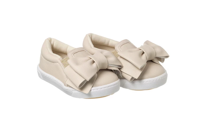 Tênis Infantil Feminino Magic Offwhite - Xuá Xuá