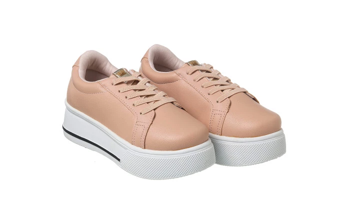Tênis Infantil Feminino Flat Magic Rosé - Xuá Xuá
