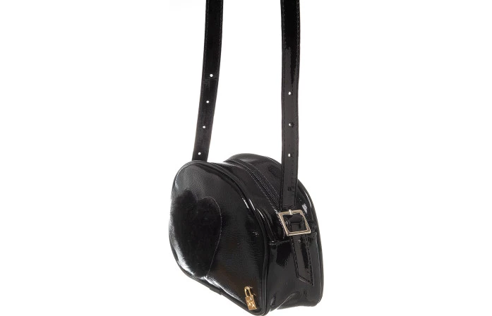 Bolsa Infantil Feminina Coração Preto - Xuá Xuá