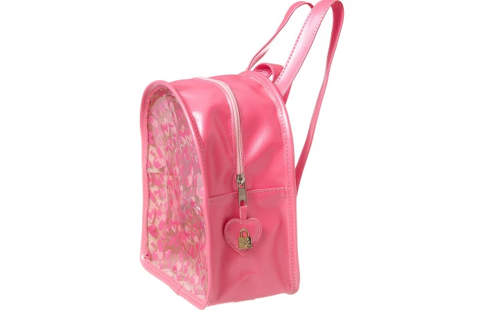 Bolsa Infantil Feminina Corações Pink  - Xuá Xuá