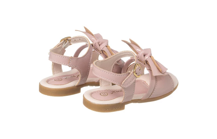 Sandália Infantil Feminina Adoleta Rosé - Xuá Xuá