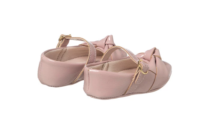 Sapatilha Infantil Feminina Bico Fino Mini-Me Rosé - Xuá Xuá