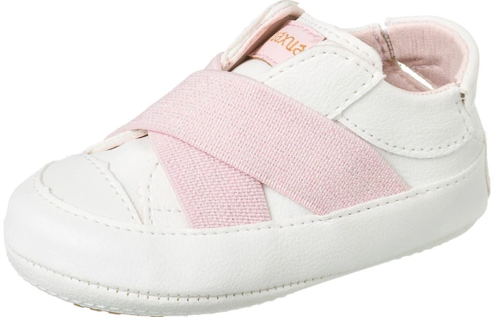 Tênis Infantil Feminino Baby Style Branco - Xuá Xuá