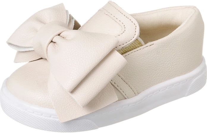 Tênis Infantil Feminino Magic Offwhite - Xuá Xuá
