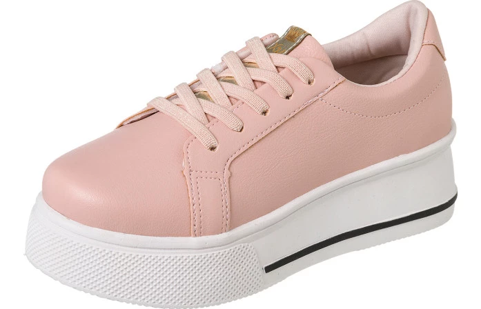 Tênis Infantil Feminino Flat Magic Rosé - Xuá Xuá