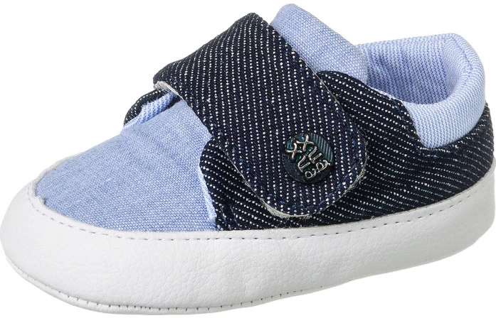 Tênis Infantil Masculino Jeans Claro Casual Neném - Xuá Xuá