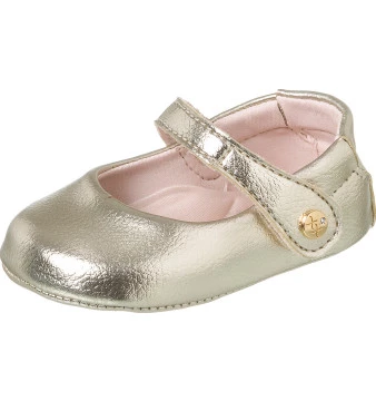 Sapatilha Infantil Feminina Maria Angelina Ouro