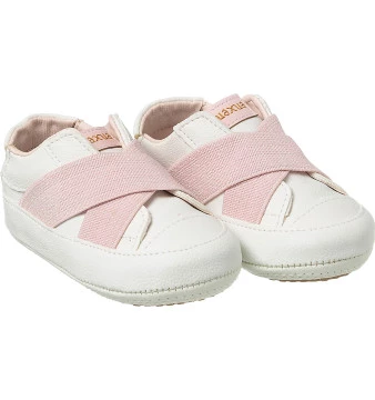 Tênis Infantil Feminino Baby Style Branco - Xuá Xuá
